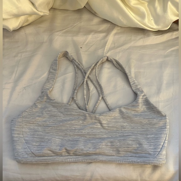 Lululemon Free To Be Zen Bra - Heathered Gray - Picture 6 of 7